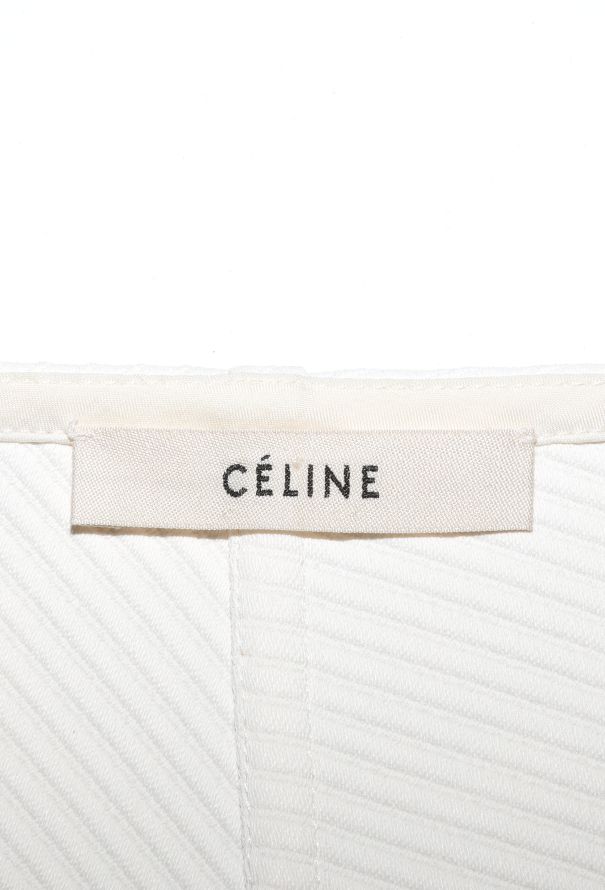 Céline Twill Belted Wrap Skirt - 6