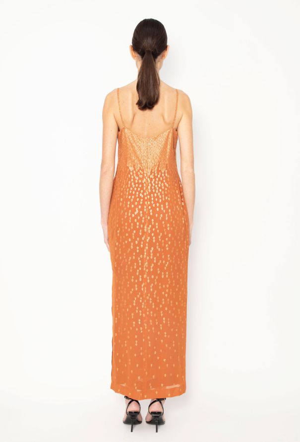 Christian Dior COLLECTOR 1976 Lamé Georgette Ensemble - 9