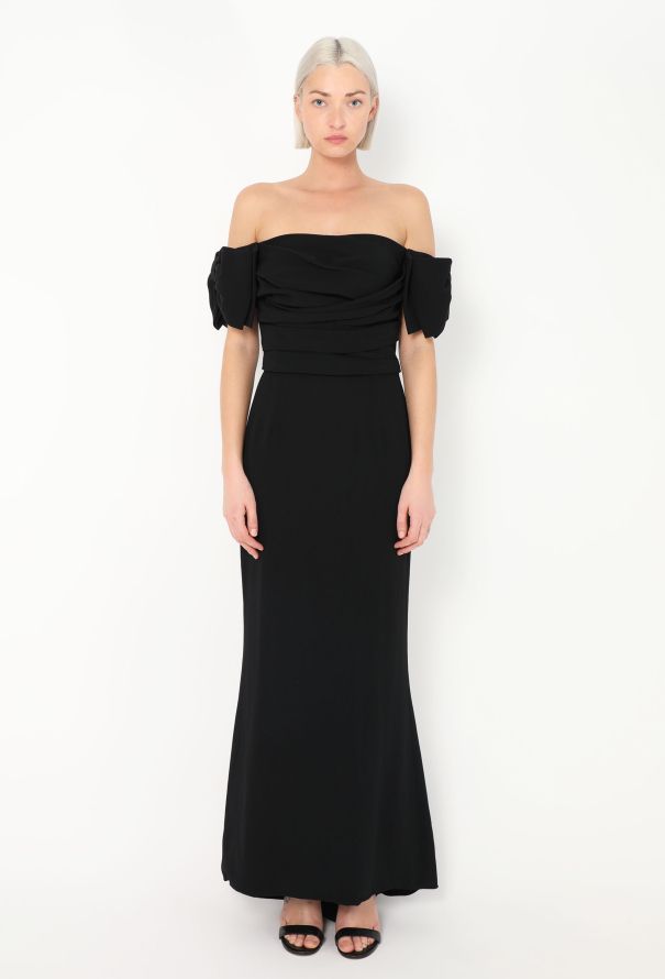 Dolce & Gabbana Off-Shoulder Draped Gown - 3 Dolce & Gabbana Off-Shoulder Draped Gown - 3