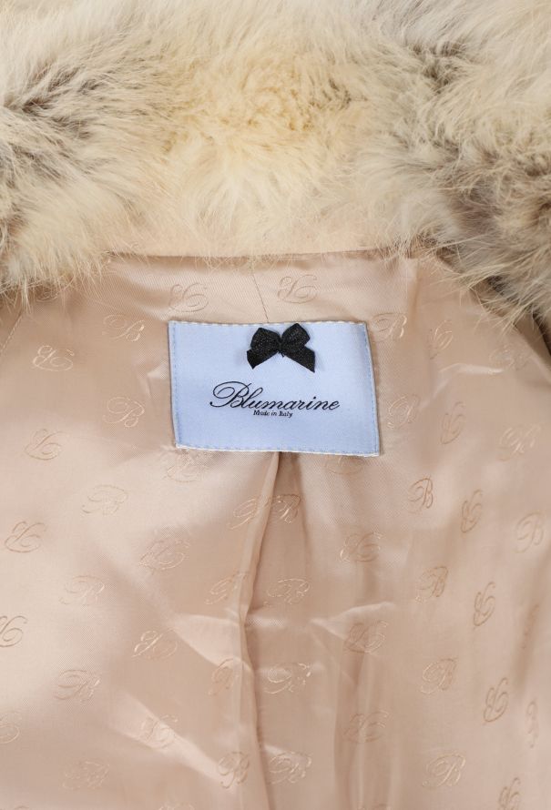Blumarine F/W 2008 Fox Fur Trim Coat - 7