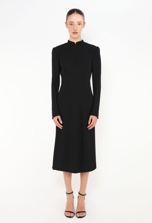 John Galliano Rare F/W 1996 Mandarin Column Dress - 1