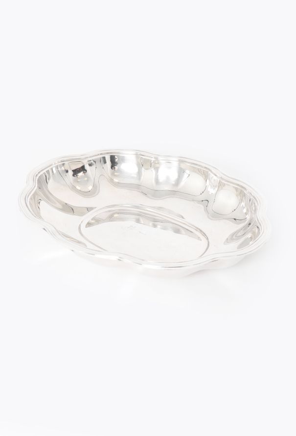 Dior Vintage Scalloped Silver Serving Bowl - 1
