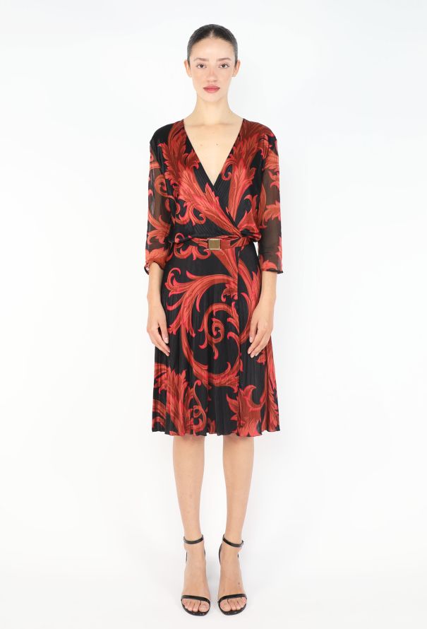 Gianni Versace Baroque Belted Dress, 2000 - 1