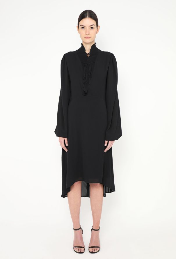 Balenciaga Resort 2017 Ruffled Crêpe Dress - 4