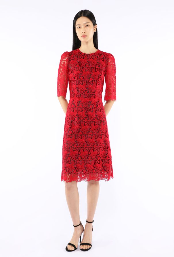 Dolce & Gabbana Lace Sheath Dress - 1