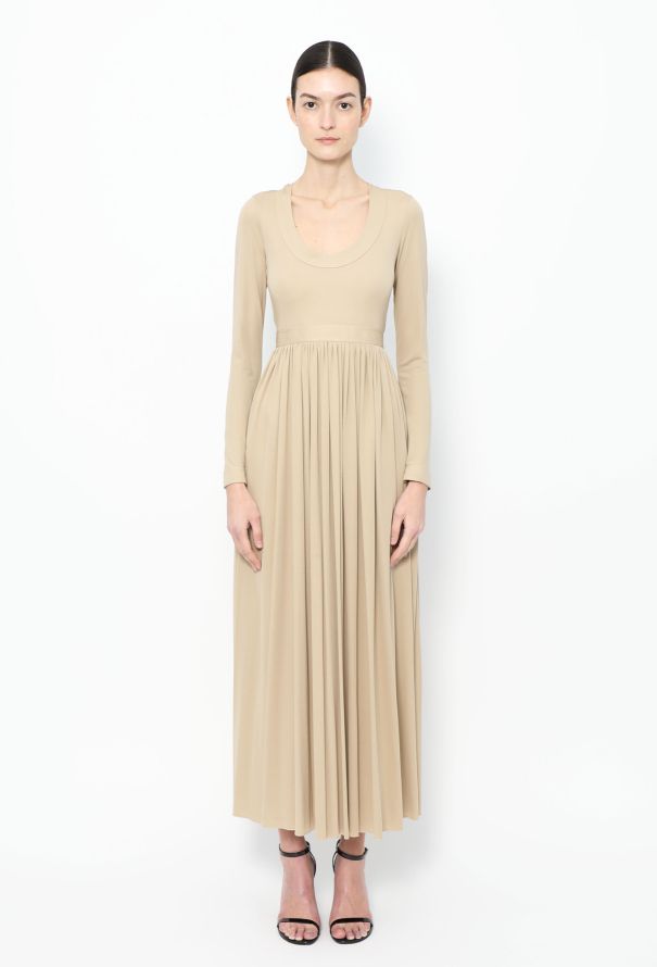 Céline CAMPAIGN S/S 2016 Open-Back Crêpe Dress - 1