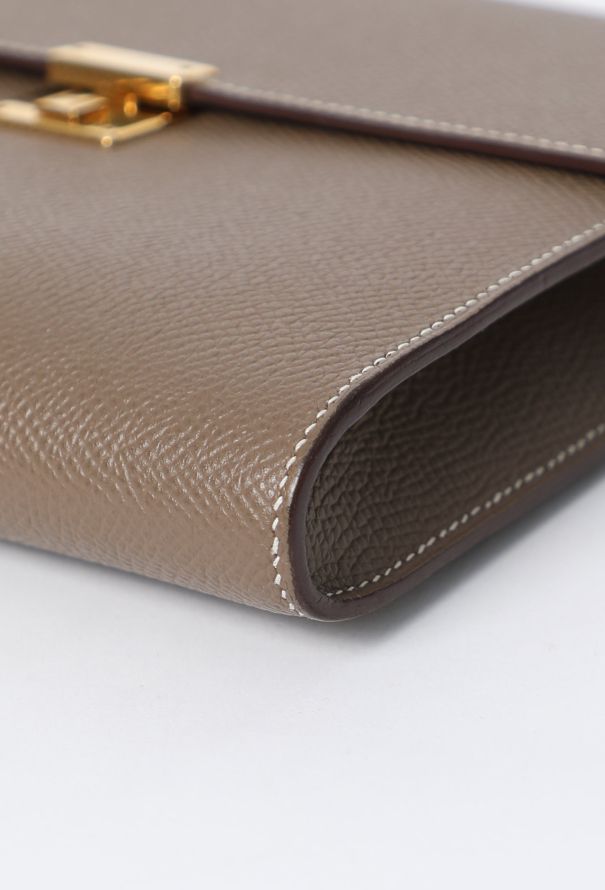 Hermès Etoupe Epsom Clic 16 Wallet - 11