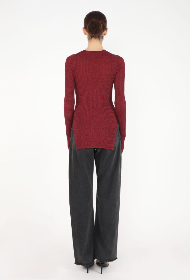 Céline 2015 Herringbone Ribbed Top - 4