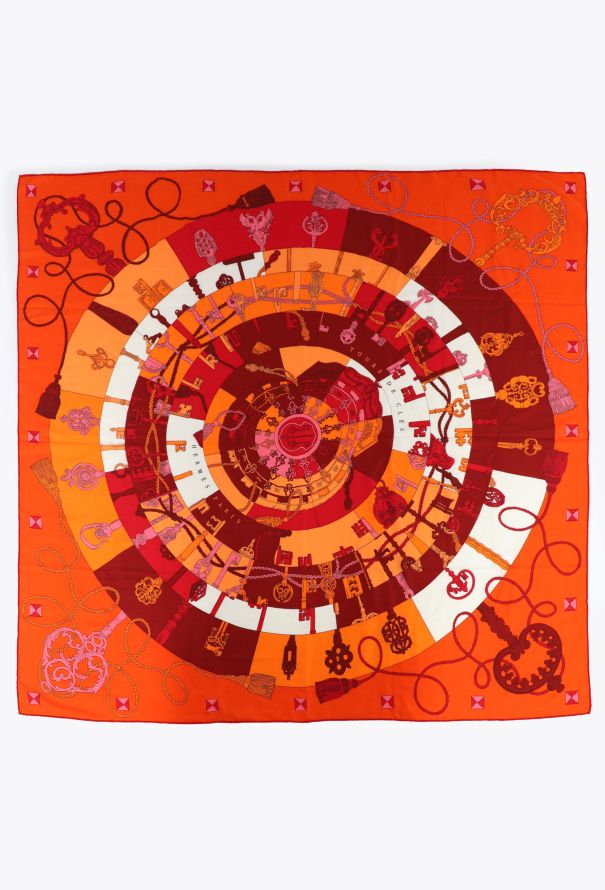 Hermès 'Tours de Clés' 140cm Cashmere Shawl - 1