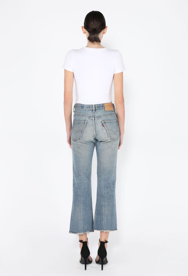 Levi's Vintage Distressed Cropped 517 Jeans - 4