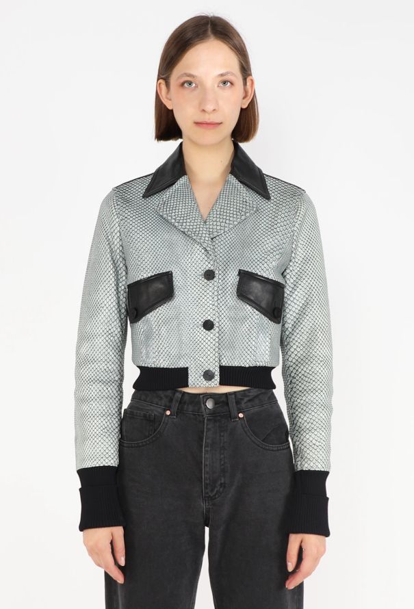 Louis Vuitton Python Leather Bomber Jacket - 1