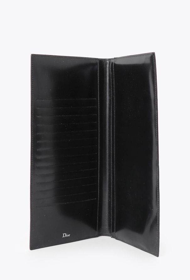 Dior Black Patent Long Wallet - 11
