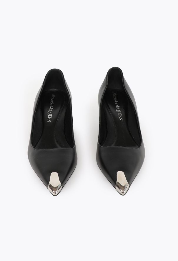 Alexander McQueen 2024 Punk Leather Pumps - 2