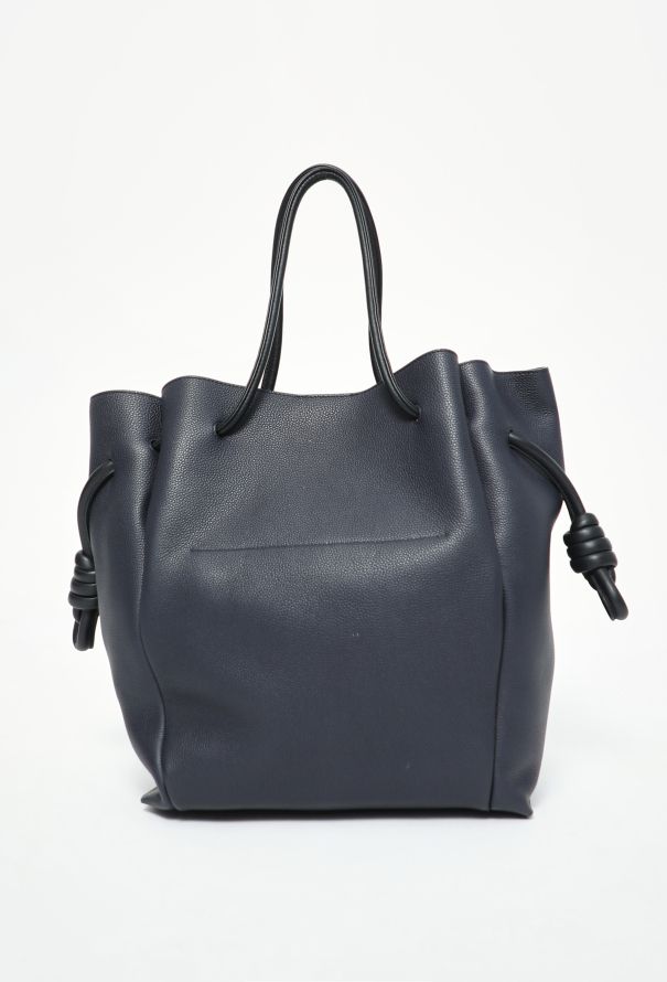 Loewe F/W 2021 Medium Flamenco Tote Bag- Deep Navy - 5