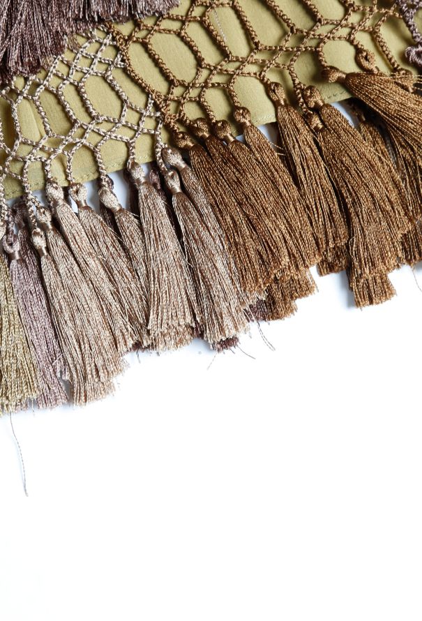 Gucci S/S 2005 Silk Tassel Skirt - 6