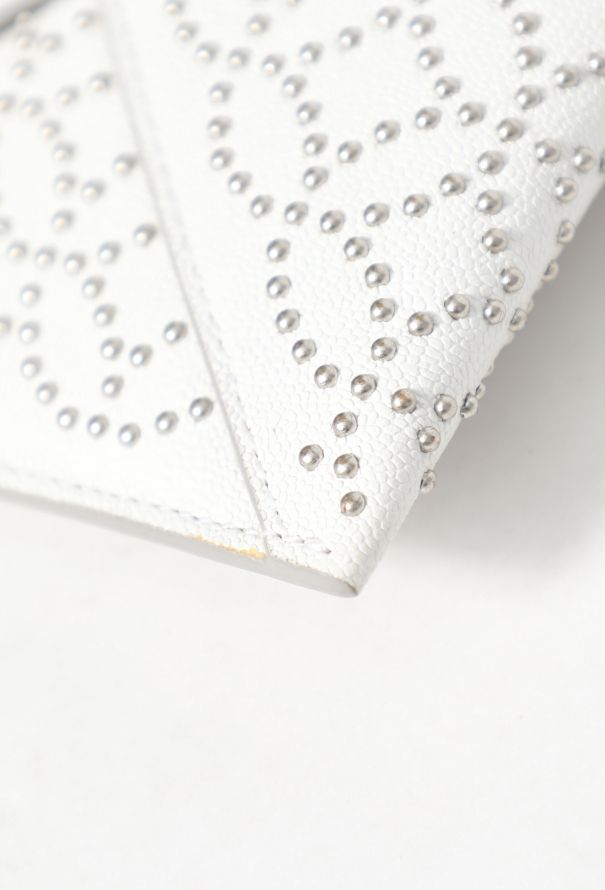 Alaïa Studded White Envelope Clutch - 9 Alaïa Studded White Envelope Clutch - 9