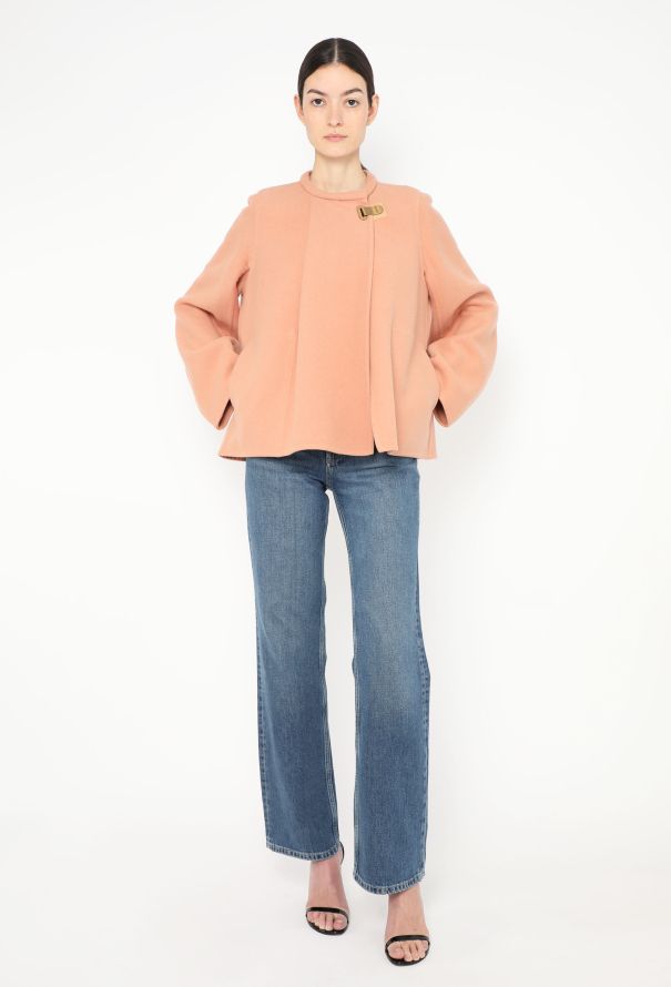 Hermès Early 2000s Cashmere Wrap Jacket - 4 Hermès Early 2000s Cashmere Wrap Jacket - 4