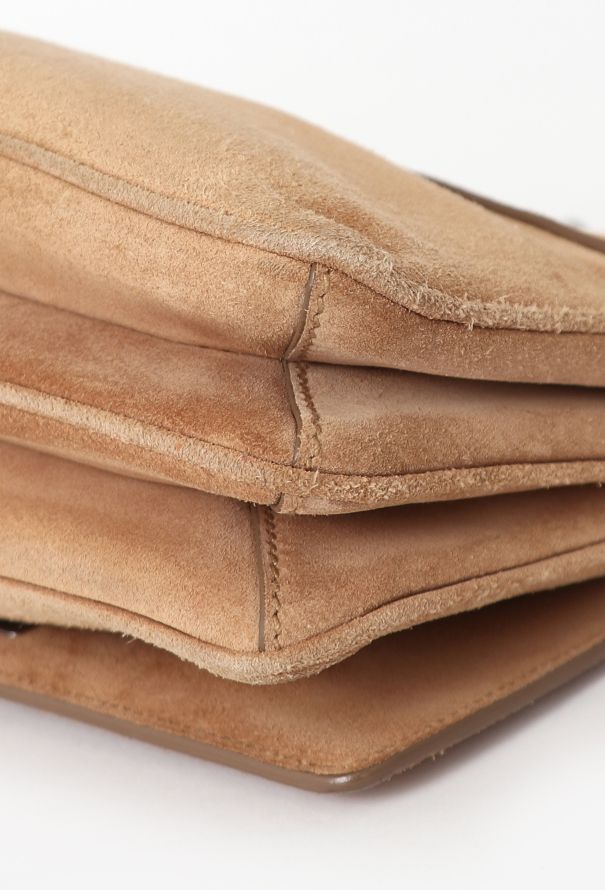 Prada Brown Suede Shoulder Bag - 7