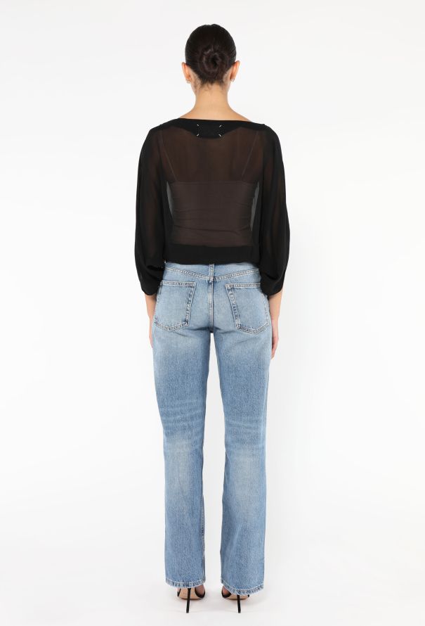 Maison Margiela 2008 Boatneck Coffin Bodysuit - 4