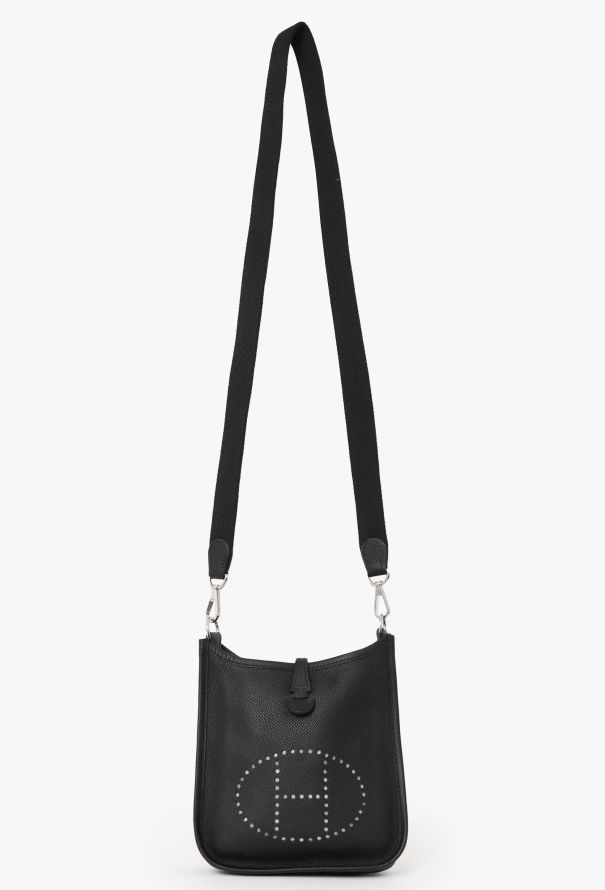 Hermès Black Epsom Mini Evelyne Bag - 1