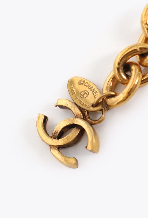 Chanel RARE 1985 Hammered 'CC' Belt - 6