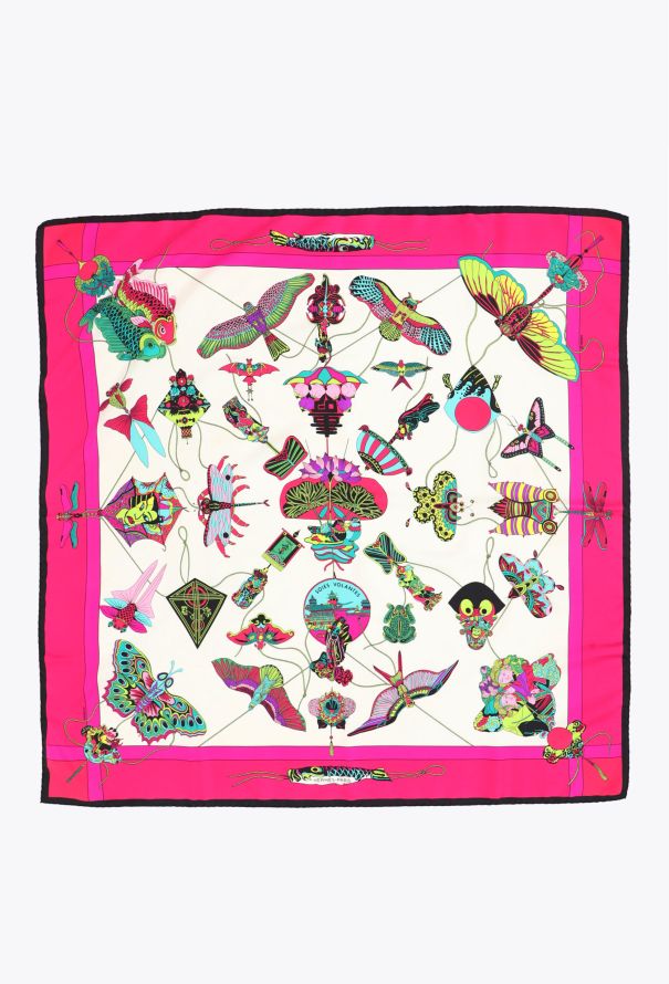 Hermès Vintage ‘Soies Volantes’ 90cm Silk Scarf - 1