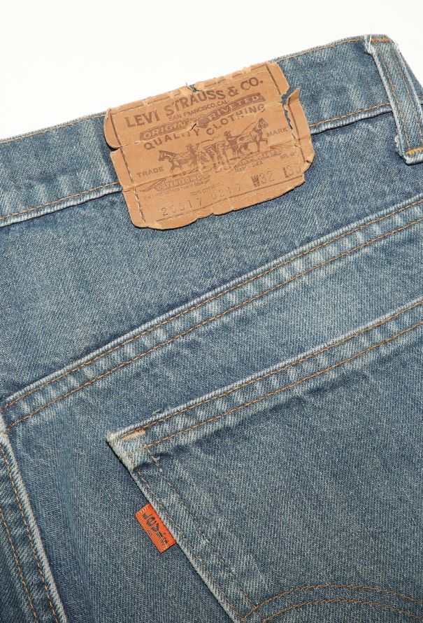 Men's Vintage '70s Levi's Bootcut Frayed 517 Jeans - 5