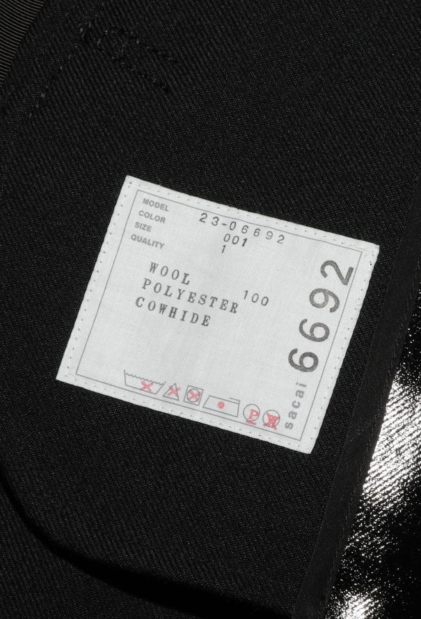 Sacai 2023 Patent Bell Sleeve Trench - 6