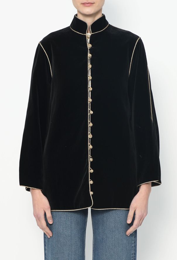 Saint Laurent COLLECTOR F/W 1976 Russian Velvet Jacket - 1