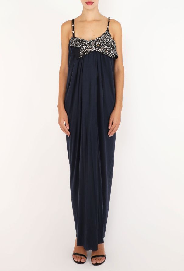 Lanvin Embellished Empire Jersey Gown, 2008 - 3