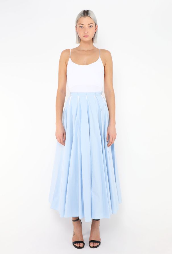 Alaïa 2022 Panelled Cotton Skirt - 1