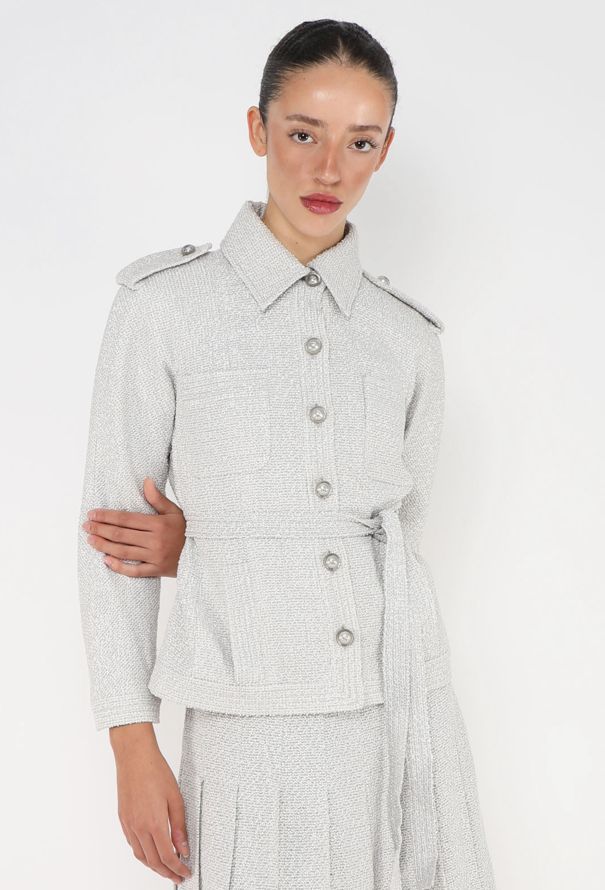 Chanel Belted Bouclé 'CC' Jacket, 2016 - 1