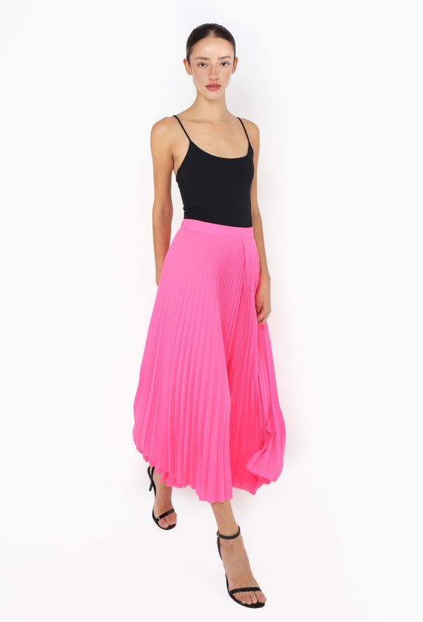 Balenciaga Resort 2021 Asymmetrical Pleated Skirt - 1