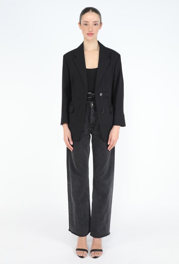 Prada S/S 2022 Tailored Belted Blazer - 3