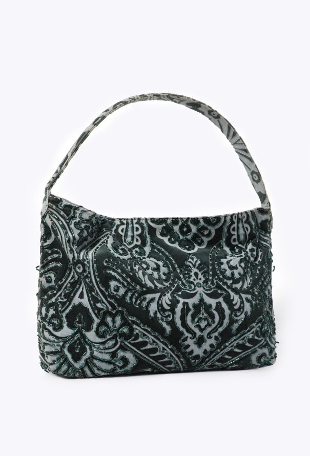 Dolce & Gabbana Embroidered Velvet Shoulder Bag, F/W 1998 - 3
