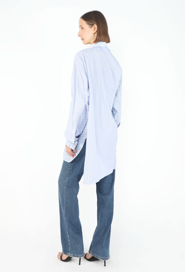 Loewe S/S 2018 Asymmetrical Pinstripe Tunic - 2