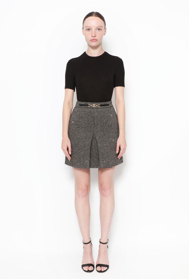 Céline 2020 Sequin Chevron Skirt - 1