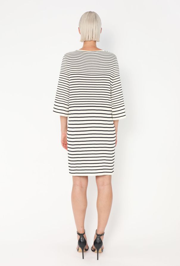 Chanel Marinière 'CC' Button Dress - 4