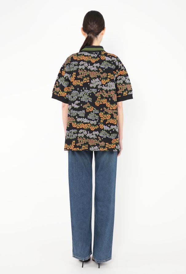 Céline S/S 2018 Oversized Floral Polo - 5 Céline S/S 2018 Oversized Floral Polo - 5