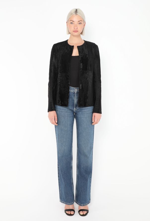 Prada F/W 1998 Broadtail Tailored Jacket - 3