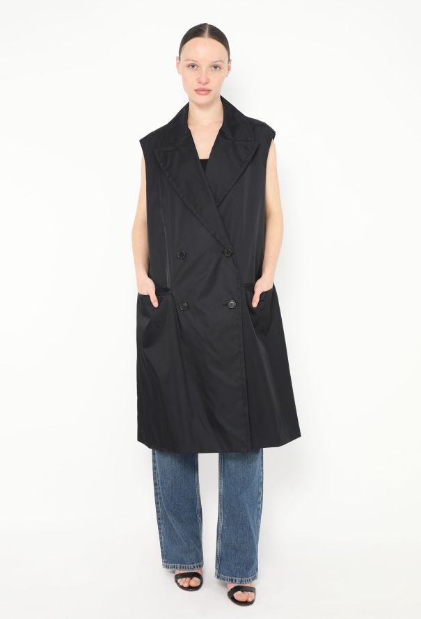Prada S/S 2018 Tailored Nylon Vest - 4 Prada S/S 2018 Tailored Nylon Vest - 4