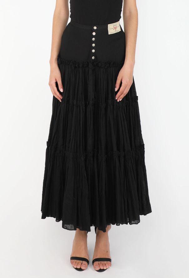 Jean Paul Gaultier '80s Tiered Peasant Skirt - 3