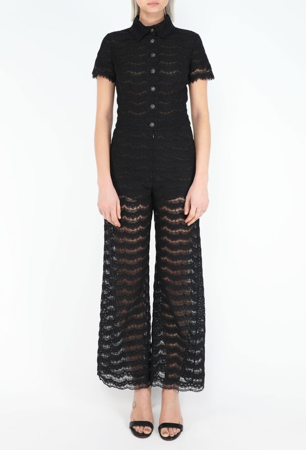 Chanel STUNNING 2020 Gripoix Lace Jumpsuit - 3