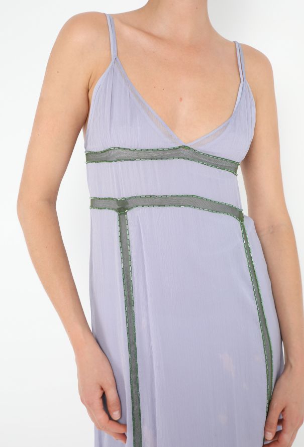 Prada COLLECTOR F/W 1996 Beaded Slip Dress - 3 Prada COLLECTOR F/W 1996 Beaded Slip Dress - 3