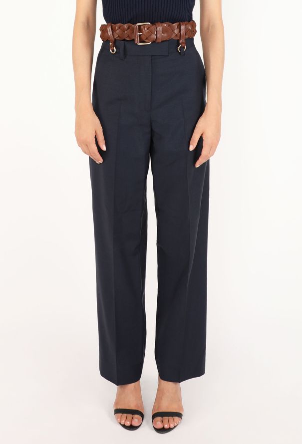 Miu Miu Mohair Logo Trousers, S/S 2026 - 5