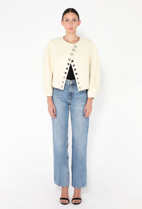 Chloé S/S 2023 Studded Leather Jacket - 3