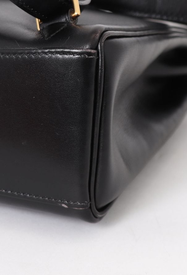 Hermès Vintage Black Box Kelly Ado 20 Backpack - 11 Hermès Vintage Black Box Kelly Ado 20 Backpack - 11