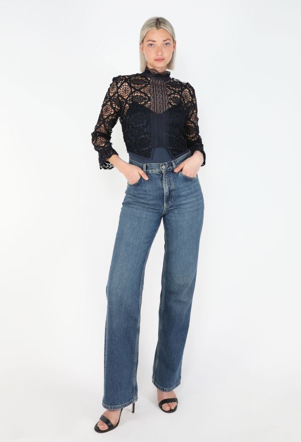 Chloé Broderie Lace Top, F/W 1999 - 3