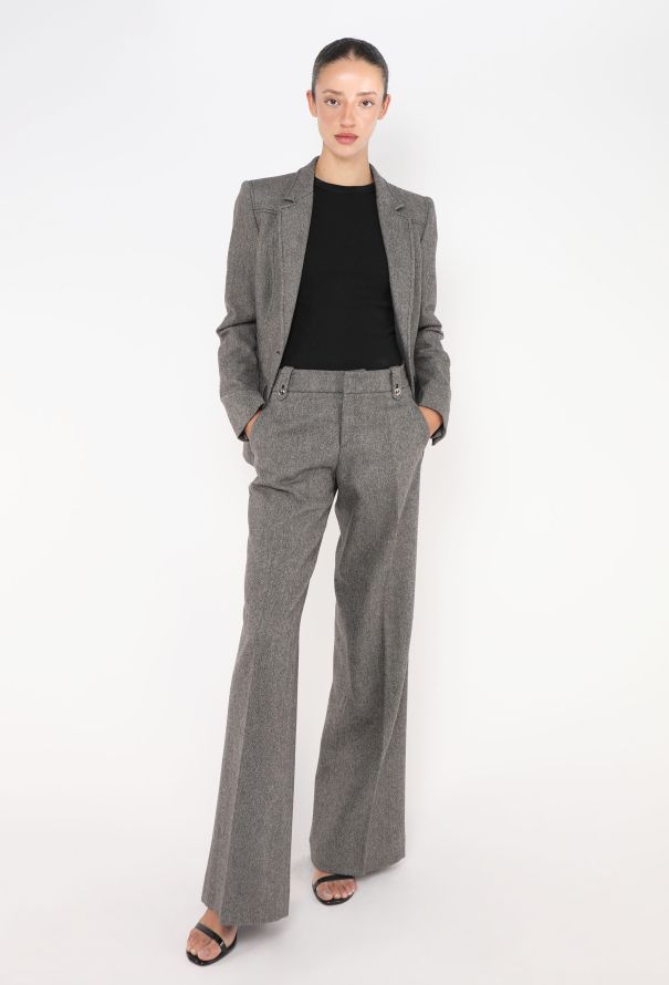 Gucci Herringbone Flared Suit - 1