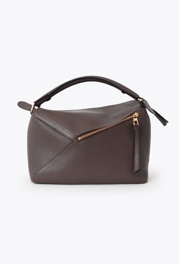 Loewe Brown Medium Puzzle Bag - 4